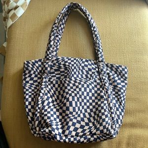 Baggu mini cloud bag indigo trippy